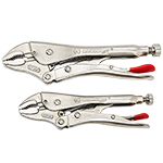 Crescent Tools 2 Pieces - Curved Jaw Locking Pliers with Wire Cutter Set - CLP2SETN ET15175